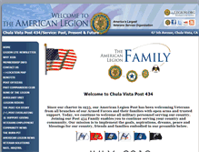 Tablet Screenshot of legionpost434.us